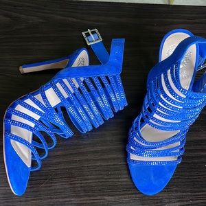 Vince Camuto Kipper rhinestoned heels